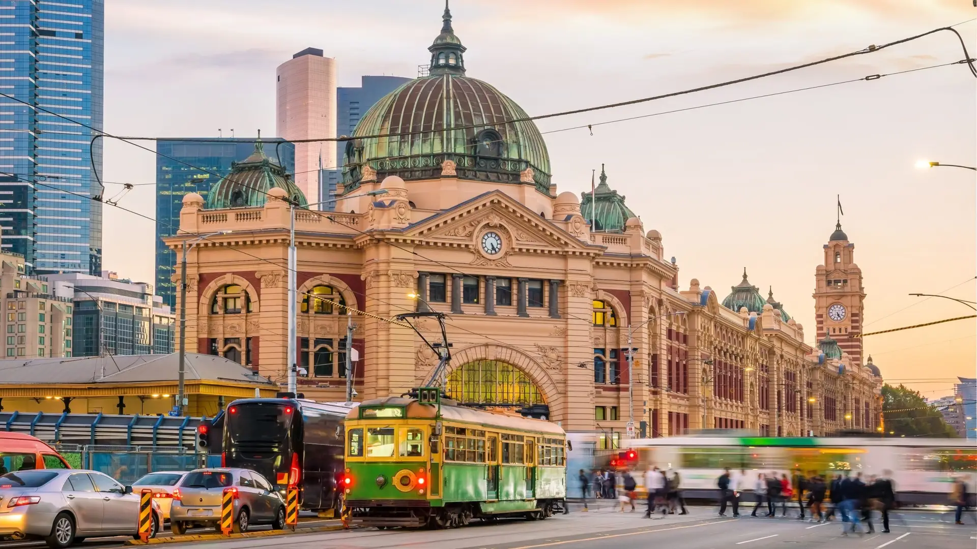 Melbourne CBD from above
