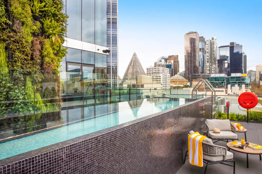 Rooftop plunge pool